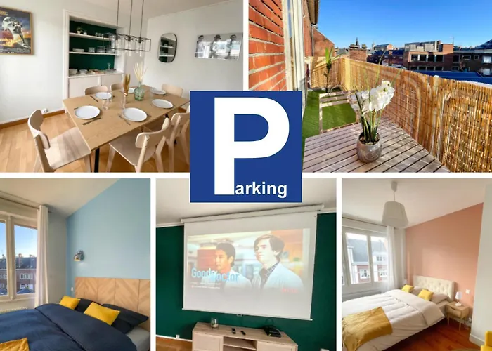 Cinema & Disney Avec Balcon & Parking En Hyper Centre