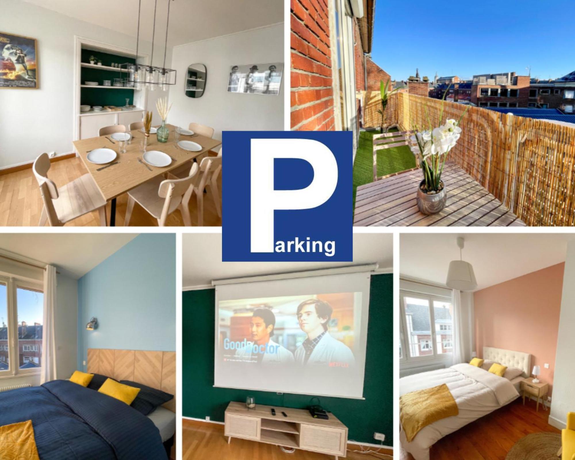 Appartement Cinema & Avec Balcon & Parking En Hyper Centre
